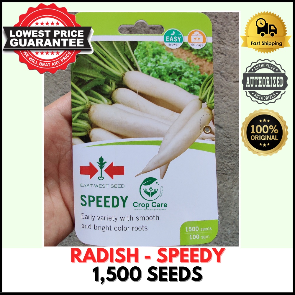 EAST-WEST SEEDS - LABANOS SEEDS - SPEEDY 1,500 Seeds | Shopee Philippines