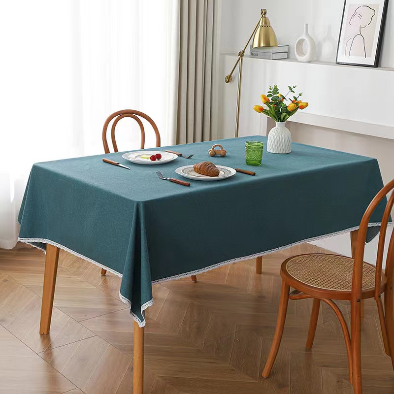 High quality waterproof and oil-proof table cover Tablecloth round ...