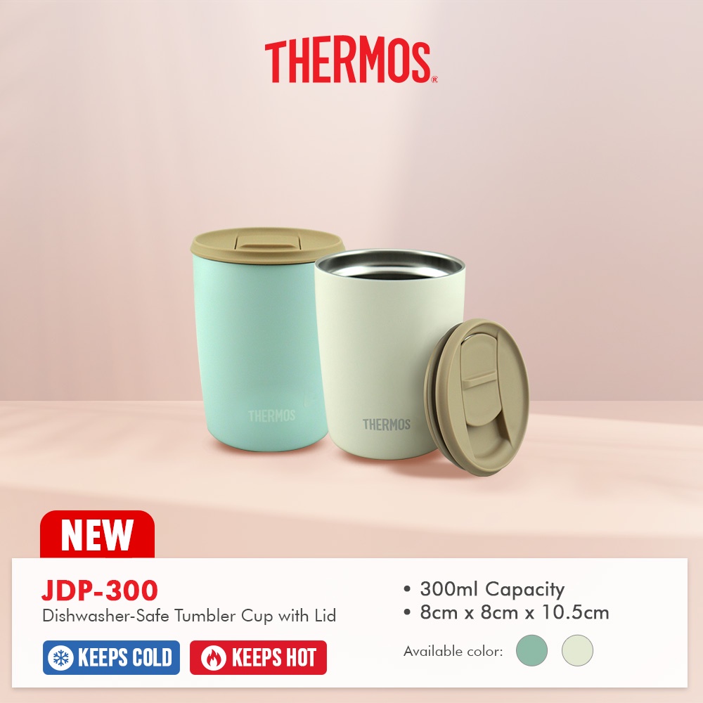 Thermos® Cup JDP300 DishwasherSafe Tumbler Cup with Lid 300ml