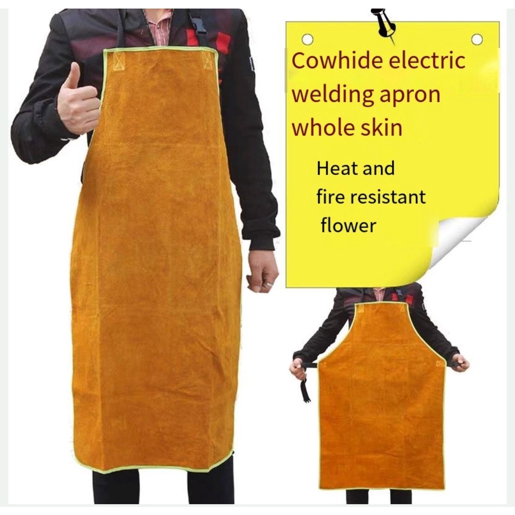 Cowhide electric welding apron Welder's apron welding protective
