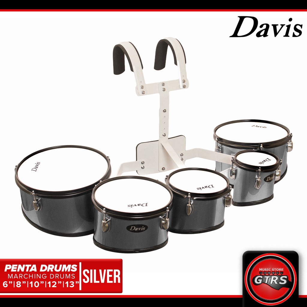 Davis 5Piece Penta Marching Drum Set Shopee Philippines