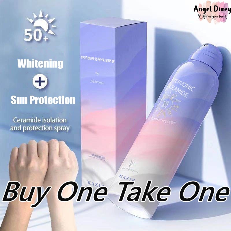 Spf50 Sunscreen Spray Ceramide Isolation Protective Spray Whitening Isolation Protection Unisex 6123