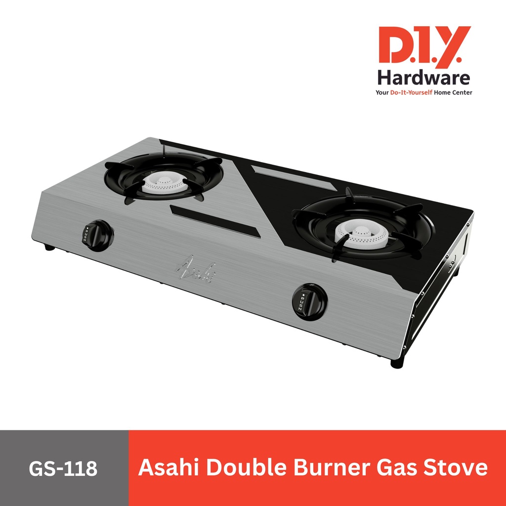Asahi Double Burner Gas Stove GS118 Shopee Philippines