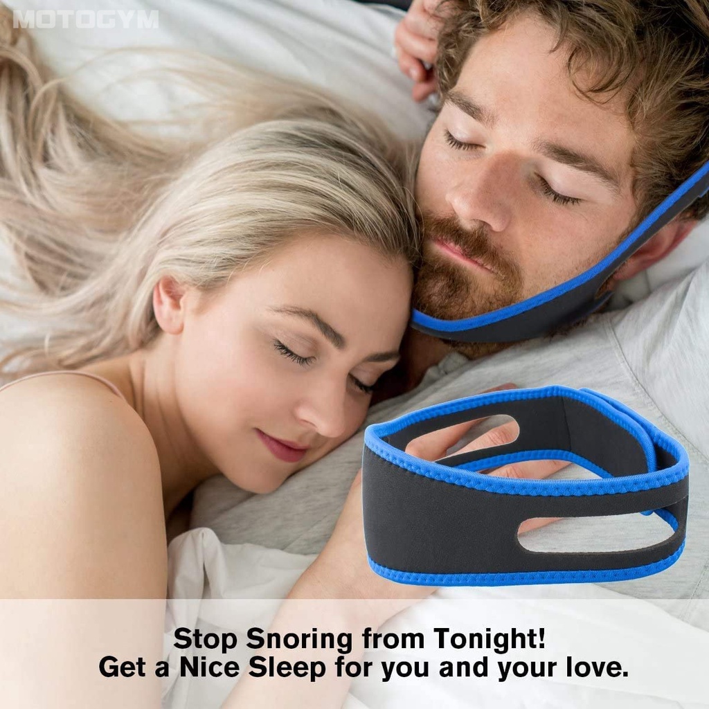 Anti Snore Stop Snoring Chin Strap Jaw Solution Sleep Support Apnea