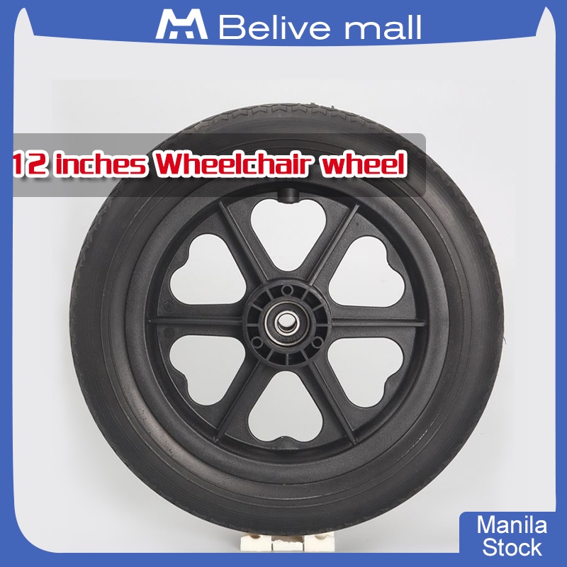 12inch Wheelchair wheels Wheelchair Rear Solid Tires Wheelchair Mags