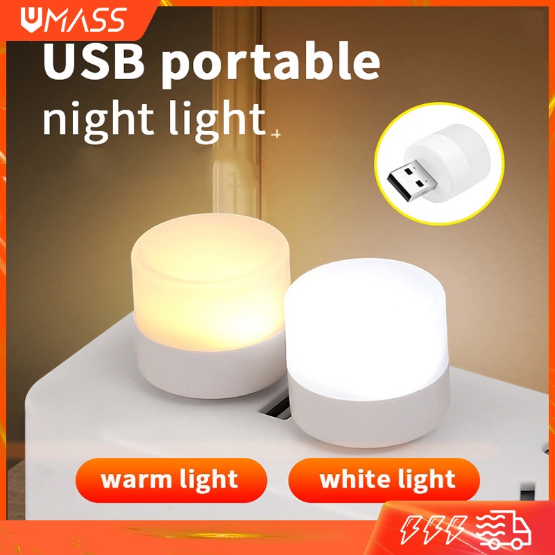 MASS Mini Usb LED Light and round night light | Shopee Philippines