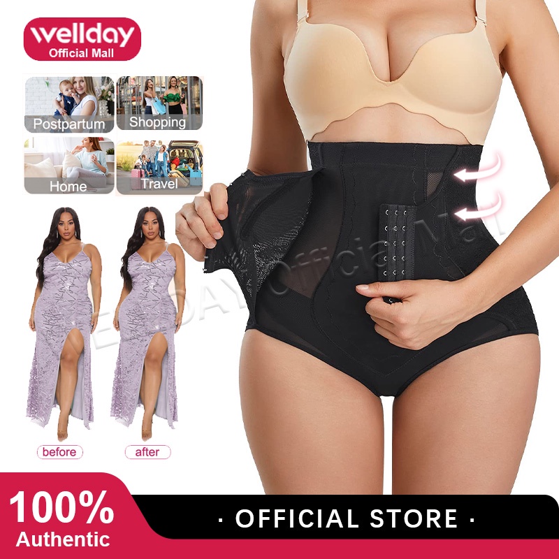 Wellday High Waist Tummy Control Panties Shapewear Tummy Slimming Body