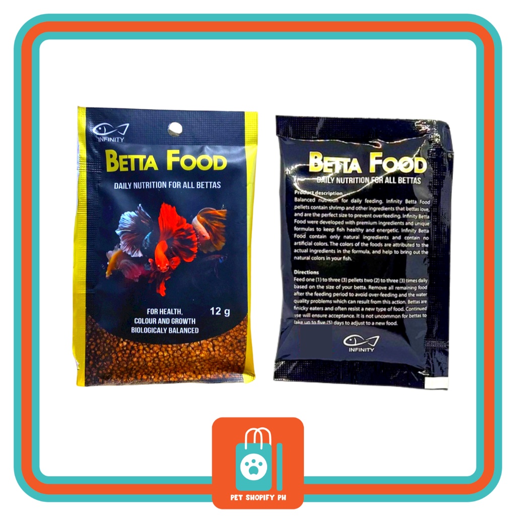 Infinity Betta Food Daily Nutrition for All Bettas Grooming Color