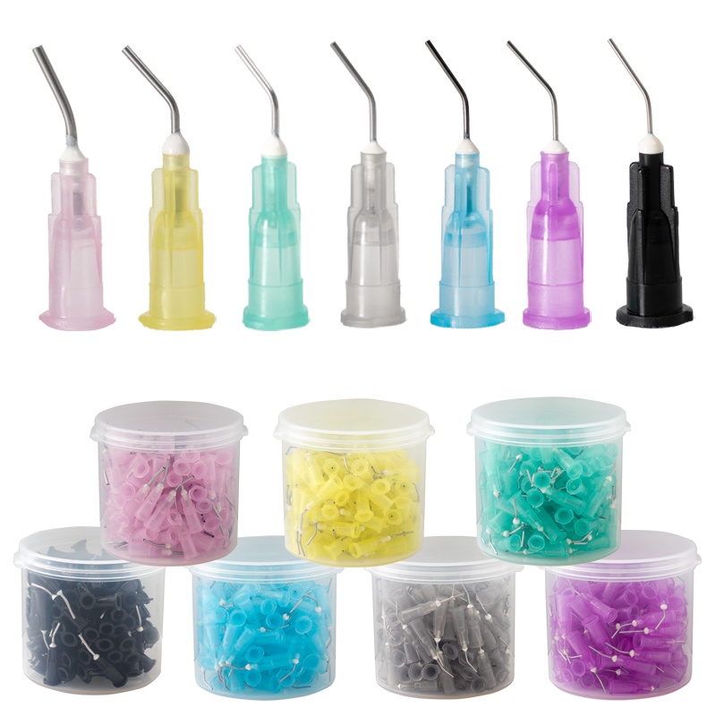 ACROSSDENT Dental Pre bent needle Tip Etchant Resin Flow Composite