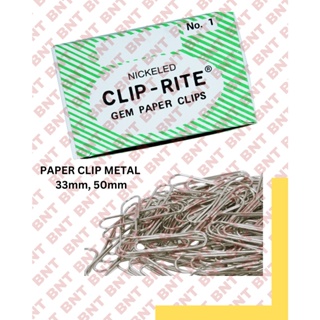 Gem Paper Clips, Plastic, Medium size, Assorted Colors, 500/Box