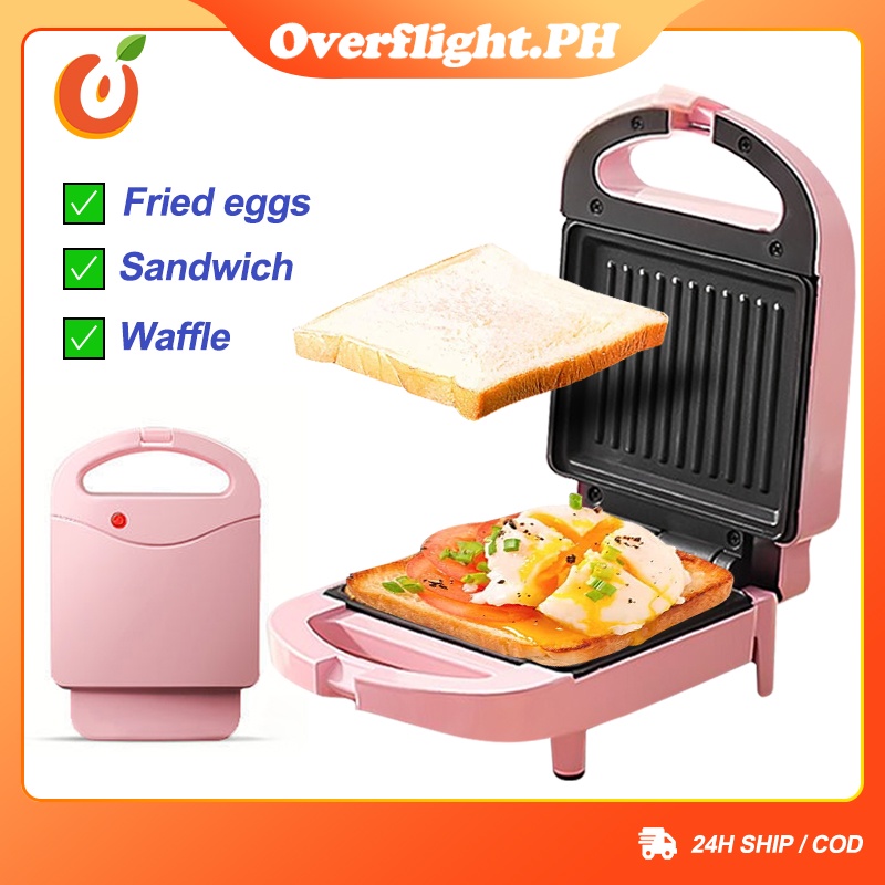 4 In 1 Sandwich Maker Toaster Machine Waffle 2 slice Egg Cake Electric