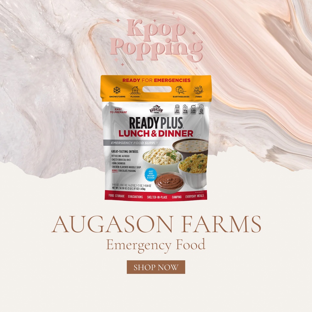 Augason Farms Ready Plus Lunch & Dinner Emergency Food Supply 25Year