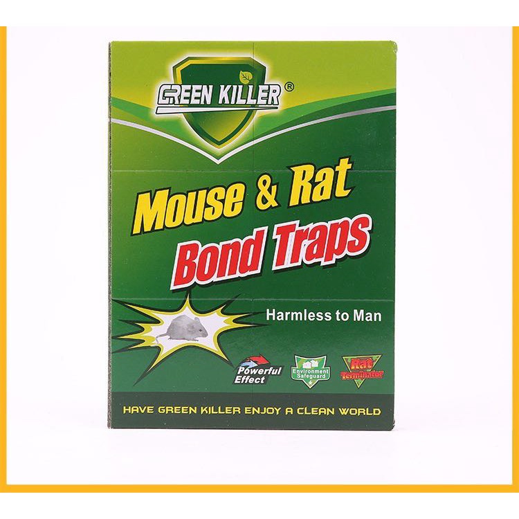 COD 1Pcs Green Card Power Mouse Rubber Sheet/Mouse trap/Traps/Mouse