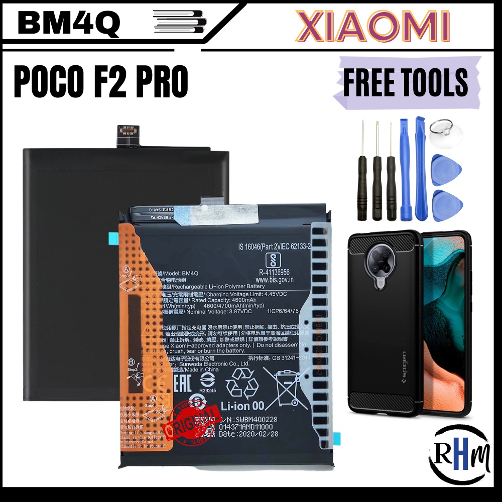 Xiaomi Poco F2 Pro Battery Model Bm4q 4700mah Free Tools Shopee Philippines 5989