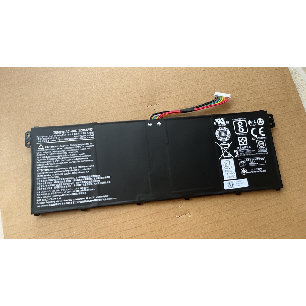 AC14B3K AC14B8K Laptop Battery for Acer Aspire R3-131T R5-431T R5-471T ...