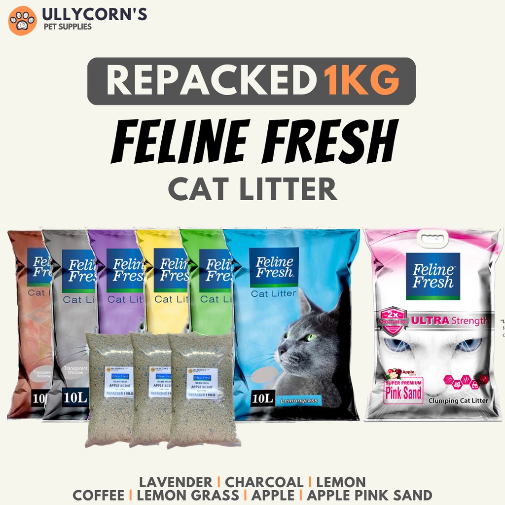 Feline Fresh Cat Litter (1KG SEALED PACK) Shopee Philippines