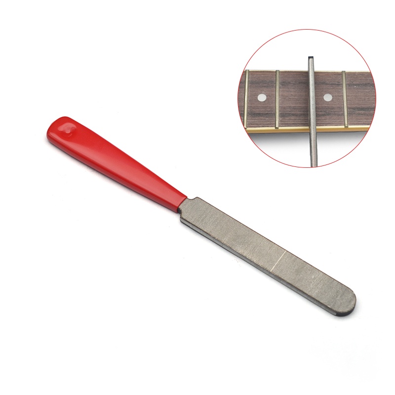 Guitar Tools Guitar Frets File Durable Stainless Steel Small Dual