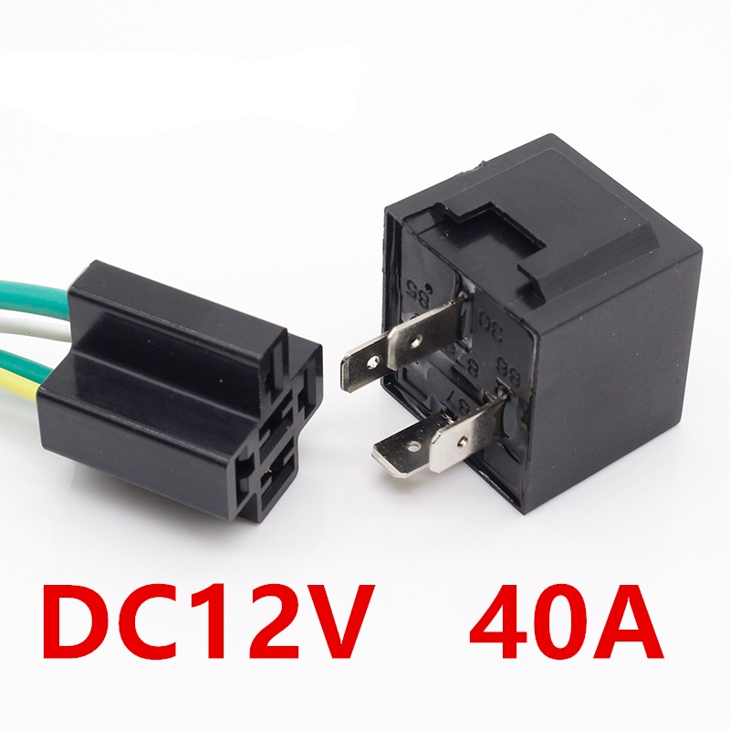 【Ready stock】DC12V 40A Automotive Motorcycle Flasher Relay Socket 40 ...