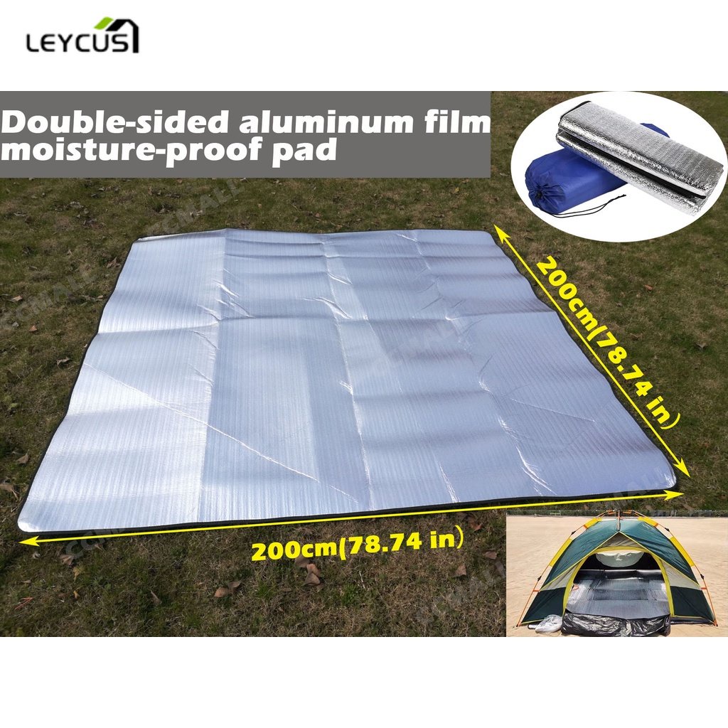 Leycus Waterproof Picnic Rug Outdoor Camping Tent Mat Folding Cushion
