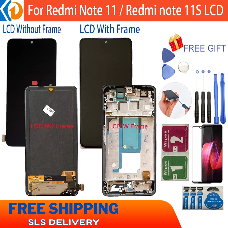 Original Redmi Note 11 2201117tg Lcd Display Touch Screen Shopee