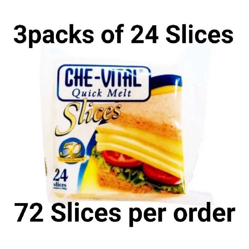 LOWEST PRICE!!! CHEVITAL CHEVITAL CHE VITAL Quickmelt Sliced Cheese 3