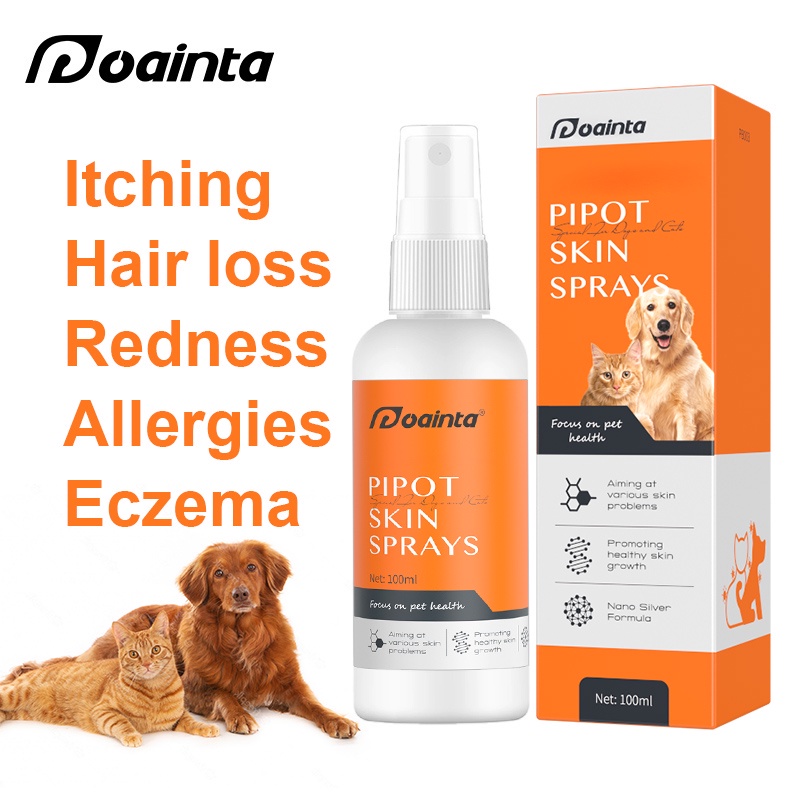 [Local Delivery]PUAINTA Anti Fungal Pipot Skin Spray For Dogs and Cats