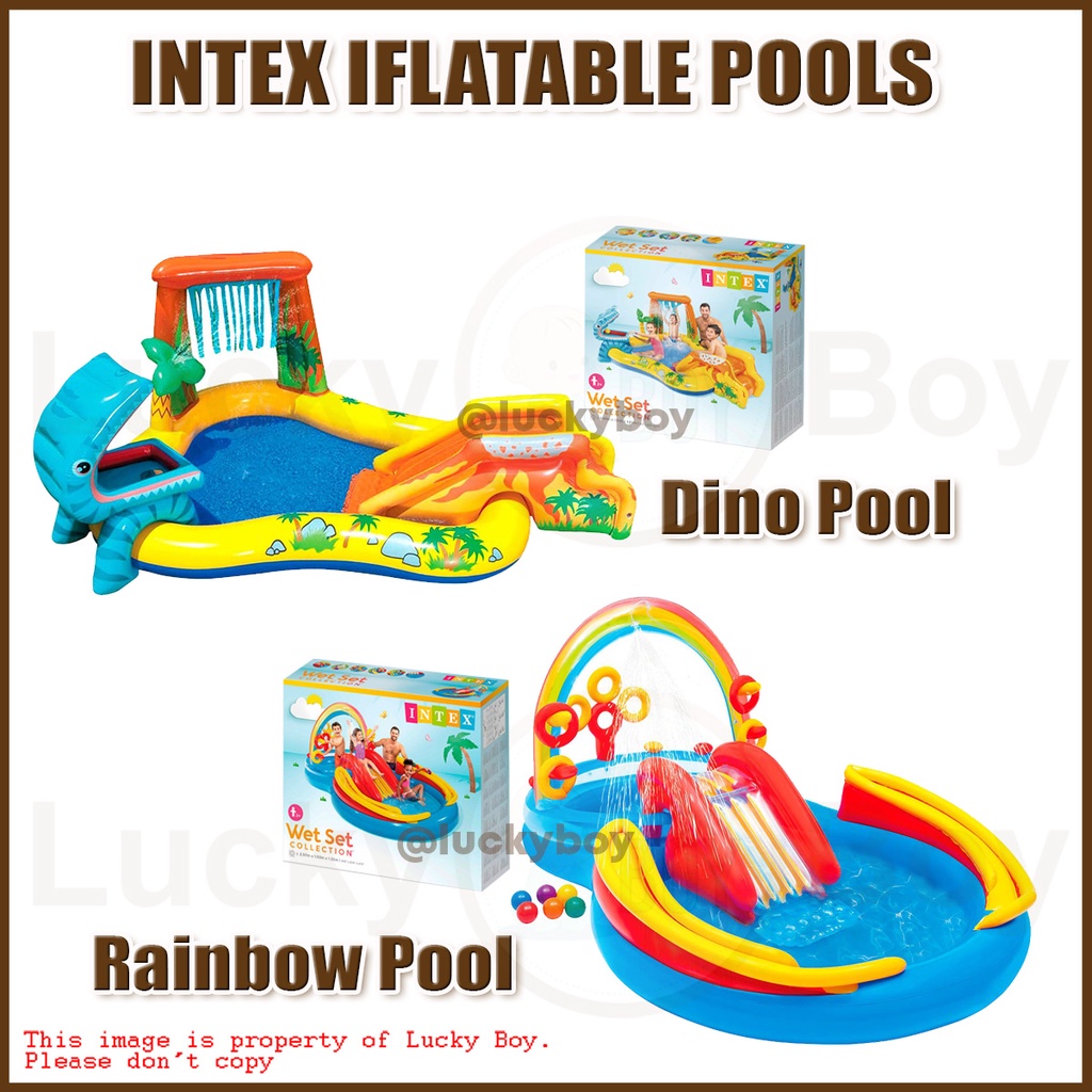 Intex Inflatable Summer Pool for Kids and Family | Shopee Philippines