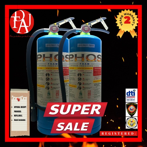 2pcs 10lbs AFFF Fire Extinguisher | Shopee Philippines