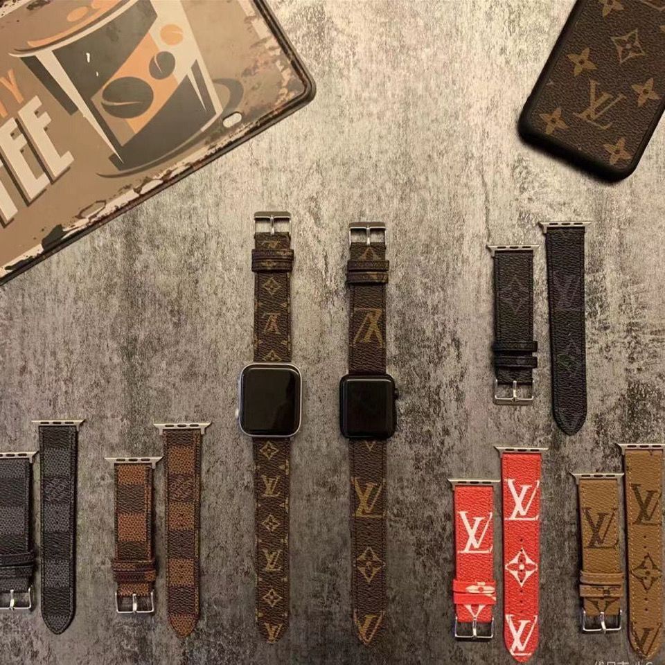 Louis Vuitton Watch band for Apple iwatch4/3/2/1/5/6 presbyopic big