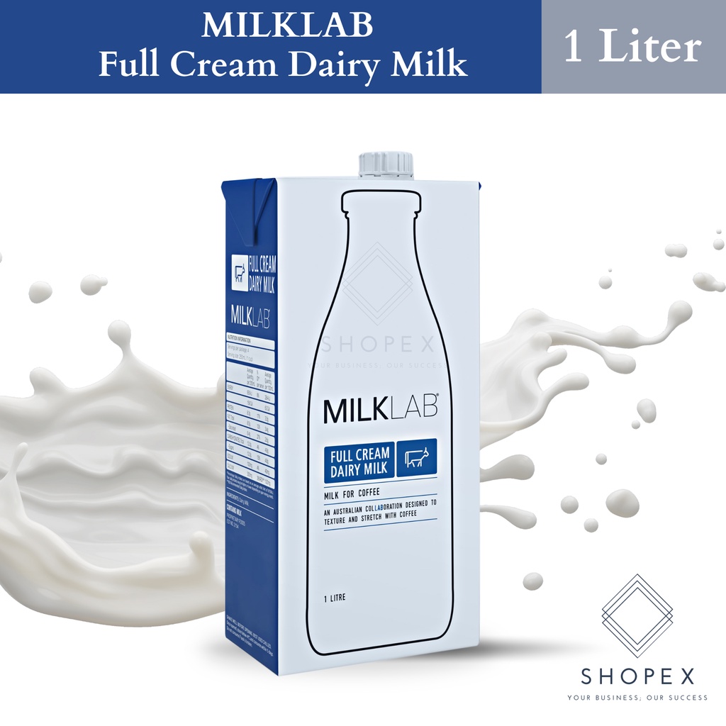 Milklab Full cream Dairy Milk 1liter / Full cream dairy milk 1liter