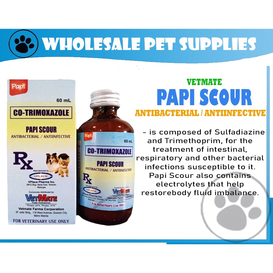 PAPI SCOUR (Antibacterial/ Anti-Infective) 60mL | Shopee Philippines