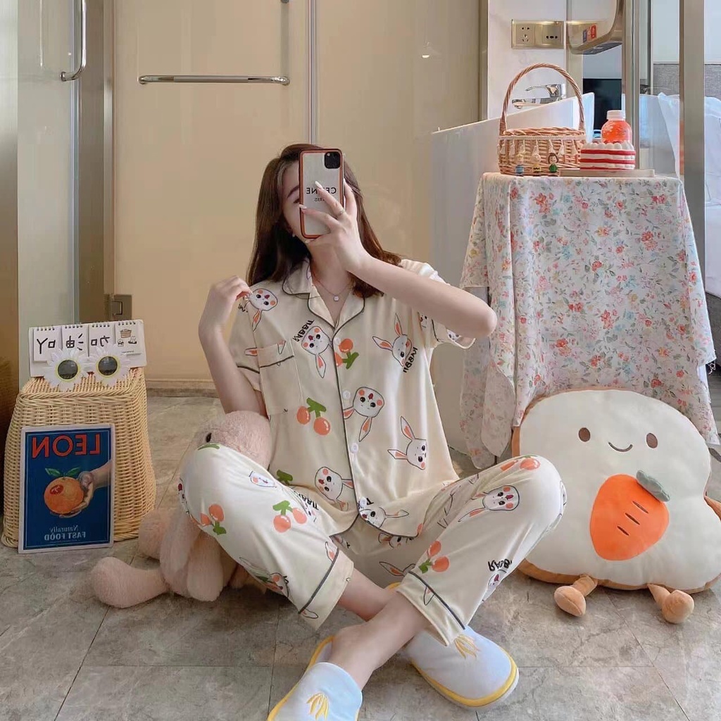 HOPPS SP / ROBBY SP || Rabbit Bunny Cotton Short Sleeves and Pajama ...