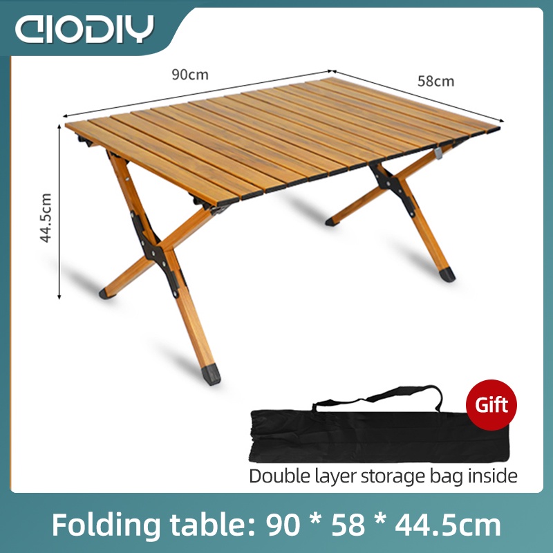 AIODIY Folding Table Family Company Picnic Beach Table | Shopee Philippines