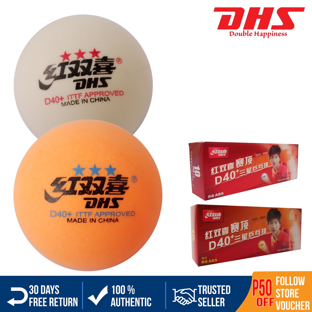 DHS Table Tennis Ball 3 Star 40mm x 5 dozen Shopee Philippines