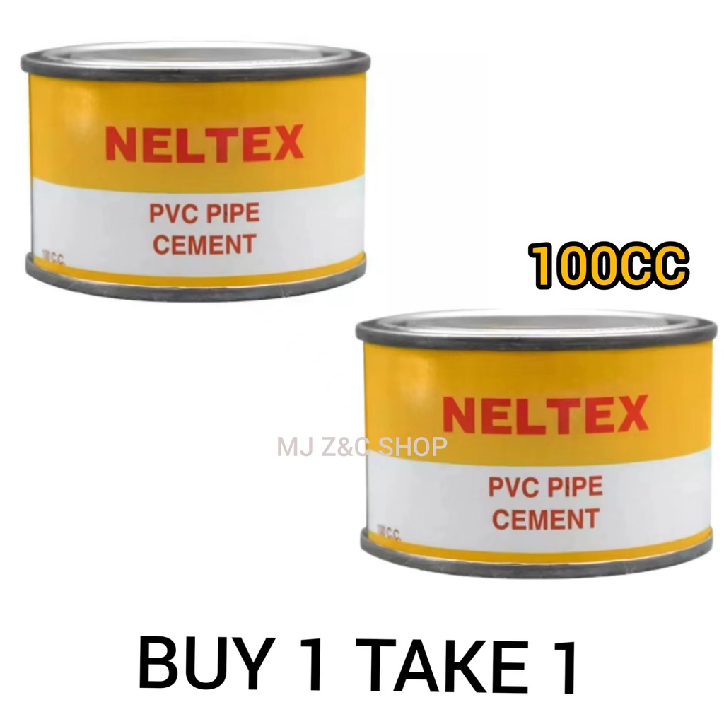 ( BUY 1 TAKE 1 ) NELTEX PVC PIPE CEMENT 100CC / 200CC / 400CC Shopee
