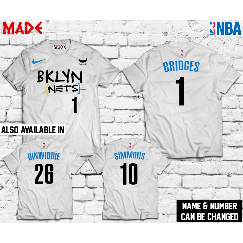 NBA Brooklyn Nets Mikal Bridges Spencer Dinwiddie Ben Simmons Julius