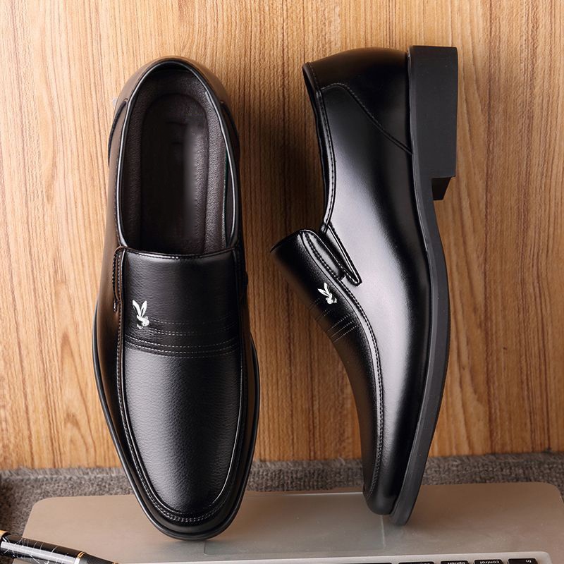 Mens Leather Shoes Mens Business Formal Wear Shoes Casual Soft Leather Shoes For Mens Shopee 0475