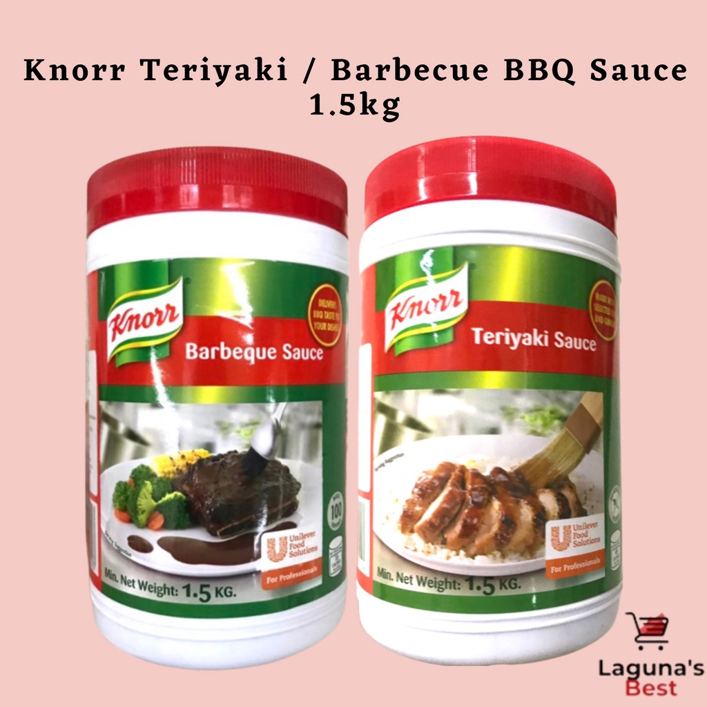 Knorr Teriyaki / Barbecue BBQ Sauce 1.5kg Shopee Philippines