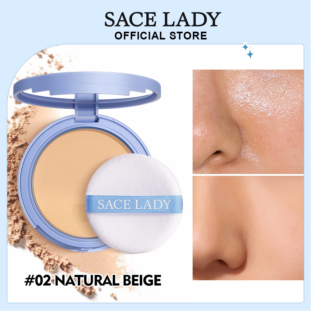 SACE LADY Oil Control Matte Face Powder Long Lasting Flawless Setting