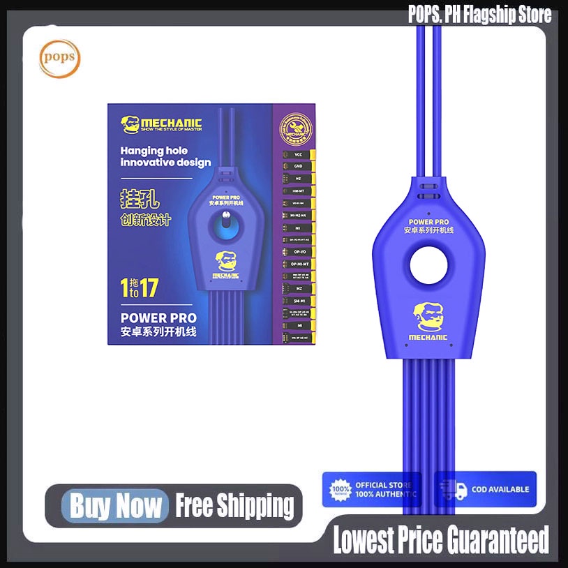 Mechanic Power Pro 1 to 17 Android Power Supply Test Cable Mobile Boot ...