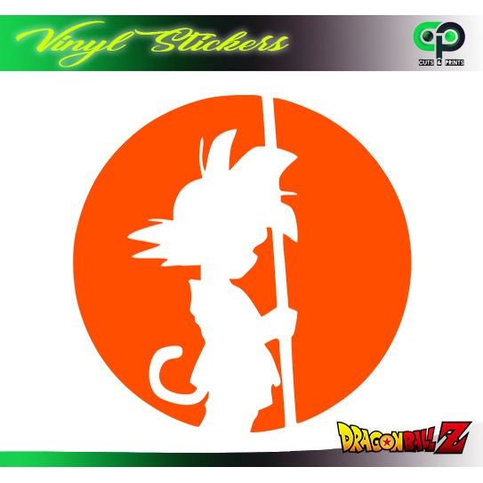 Goku 001 (Dragon ball Z) Vinyl Sticker (For Laptop, Motorcycle, Car
