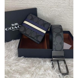 Coach wallet best sale with buckle