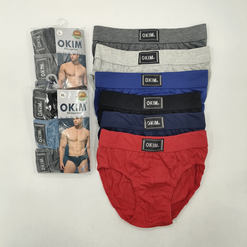 3 in 1 OKIM Briefs High Quality Brief Underwear For Men | Shopee ...