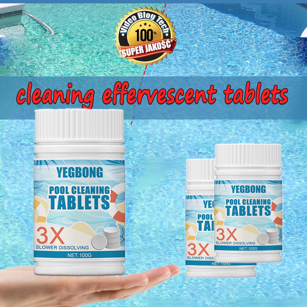 300g Chlorine Dioxide Tablets Multifunction Swimming Pool Tub Spa