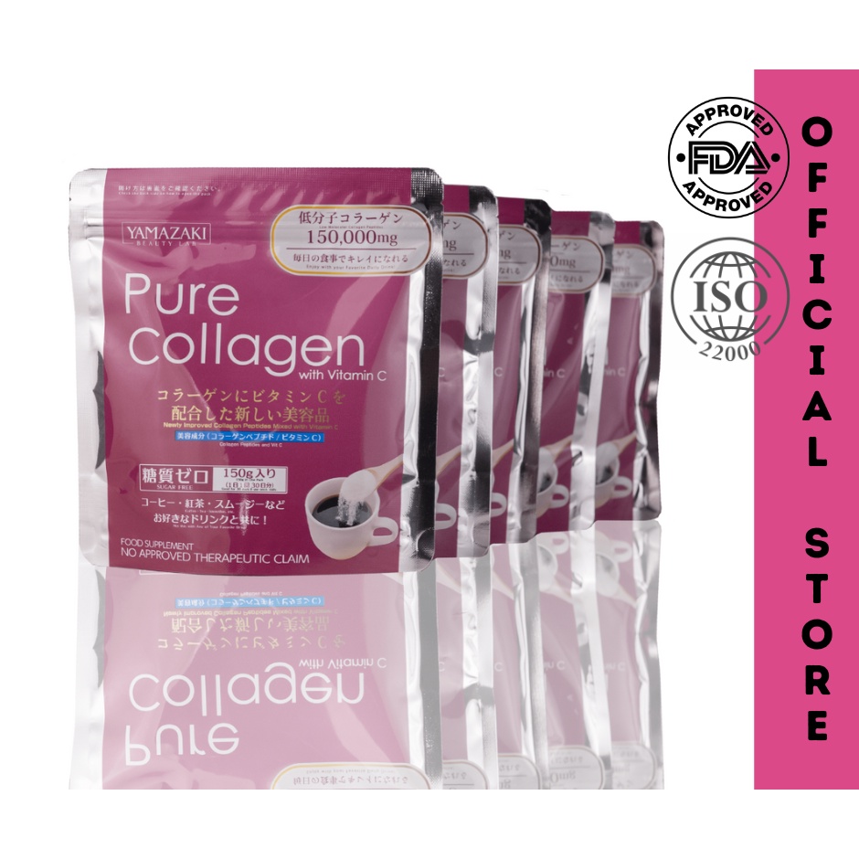 Pure Collagen with Vitamin C No Fillers Premium Ingredients ISO Certified 7 packs