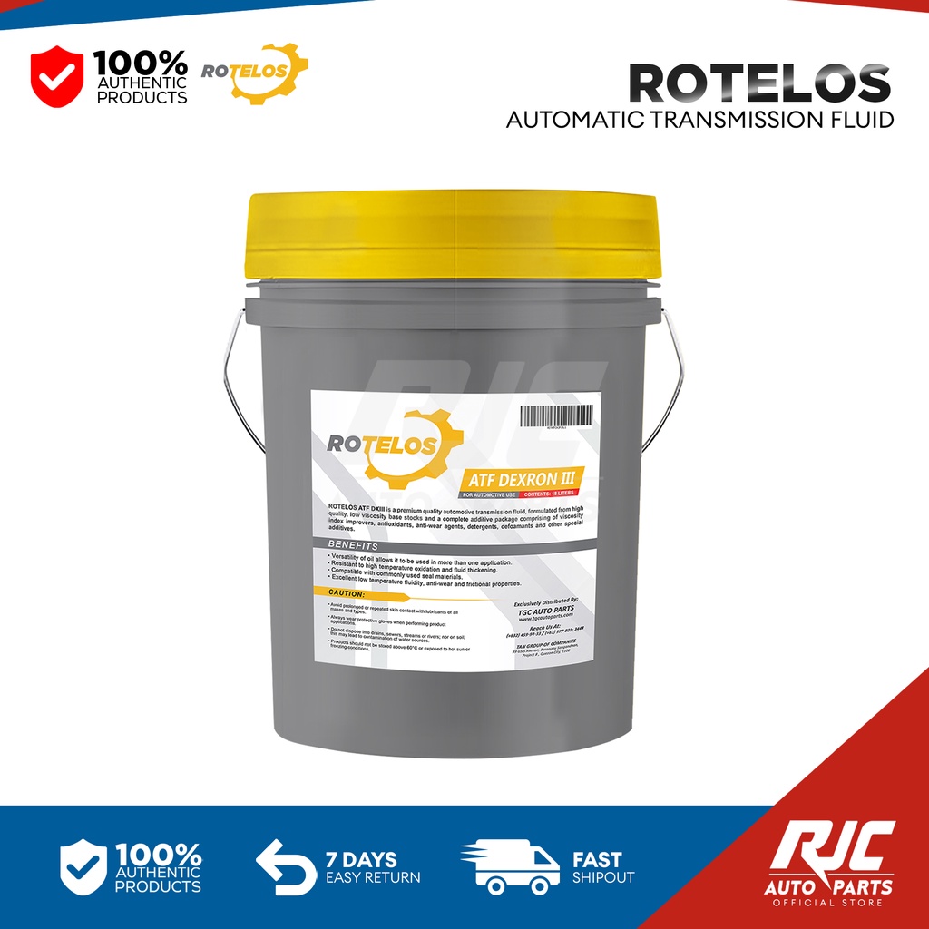Rotelos Automatic Transmission Fluid ( ATF ) DXIII 1P 1 Pail | Shopee ...