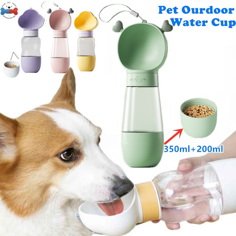 Pet Dog Outdoor Water Bottle Travel Portable Pet Dog Water Feeder Dog Water Bottle for Traveling
