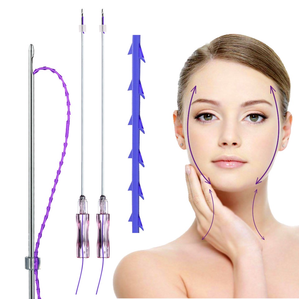 Uverla PDO Fish Bone Line 19g 100mm PRESS COG W Type Needle Pcl Big V