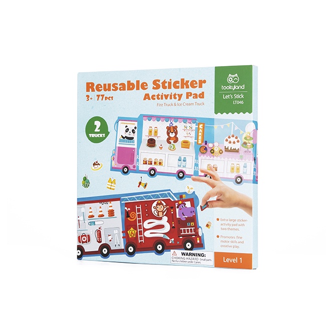 educratePH Tookyland Reusable Sticker Activity Pad kids activities fine ...