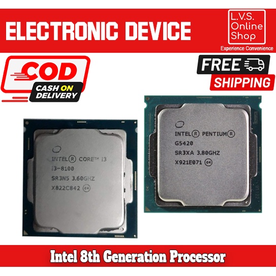Intel 8th Generation Processor (Bare processor NO FAN) Intel G series ...